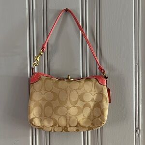 Stylish Tan and Pink Women's Bag